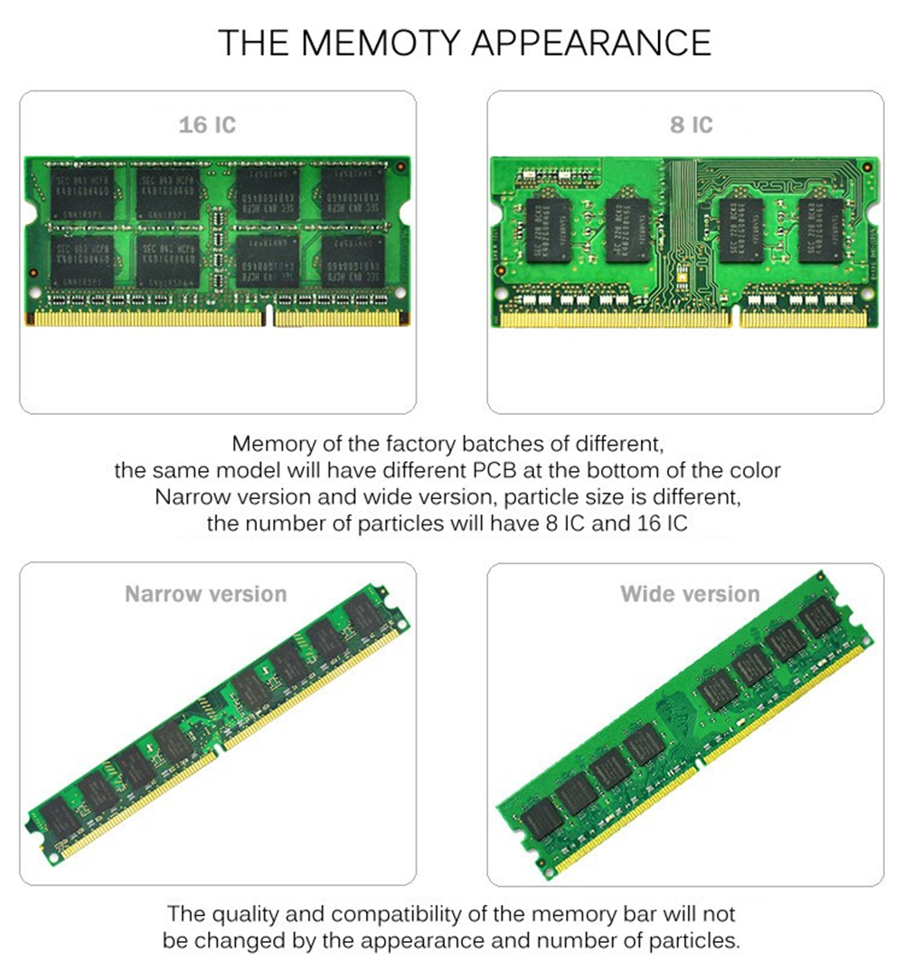 DDR3 4GB 1600MHz Memory 240 Pins for AMD Desktop Socket AM3 RAM