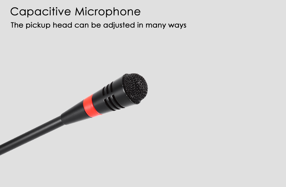 WEISRE M - 580 Wired Capacitance Microphone Noise Canceling Mic