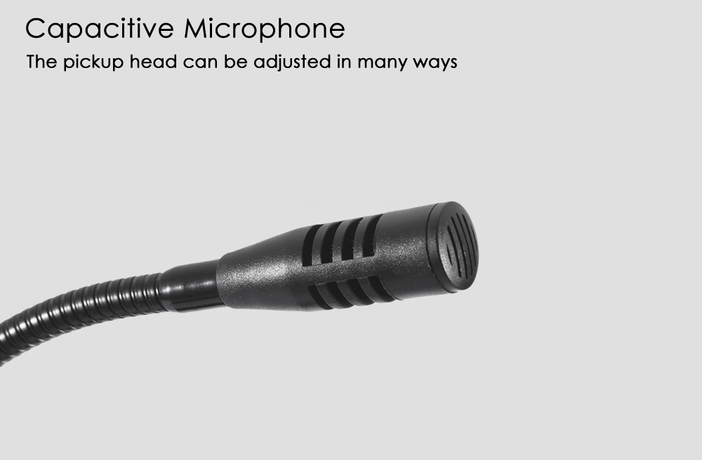 WEISRE M - 180 Wired Capacitance Microphone Noise Canceling Mic